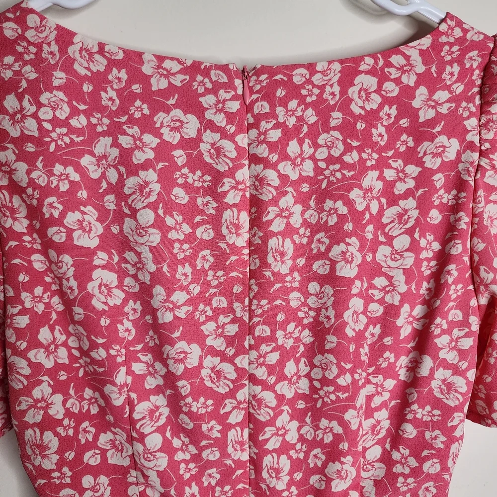 Wayf Pink Floral Cut Out Maxi Dress Small Spring Vibes Coquette Garden Party - Picture 12 of 15